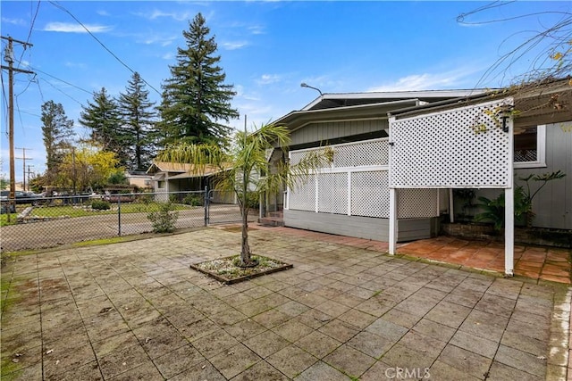 exterior space featuring a patio area