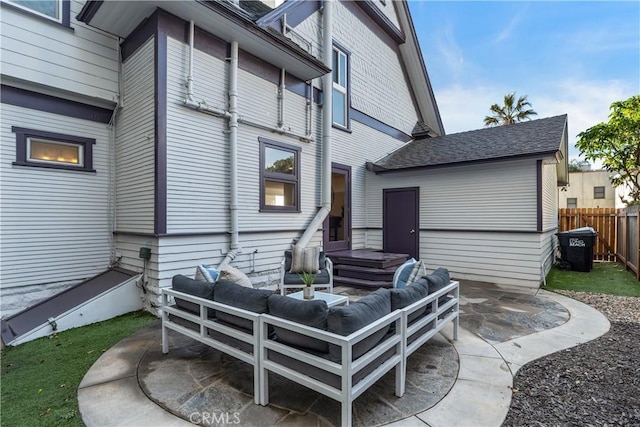 view of patio / terrace featuring outdoor lounge area