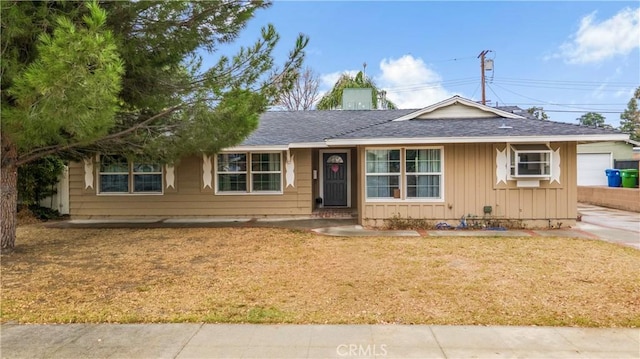 view of ranch-style home