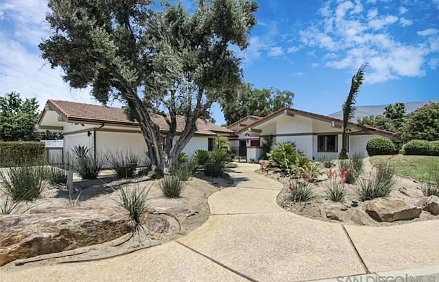 view of ranch-style house