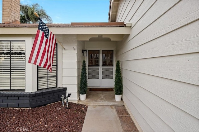 view of entrance to property