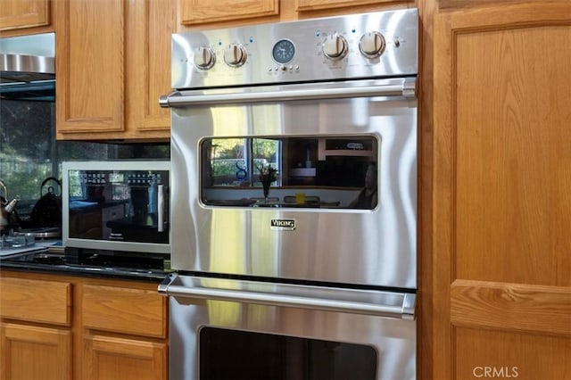 kitchen with double oven