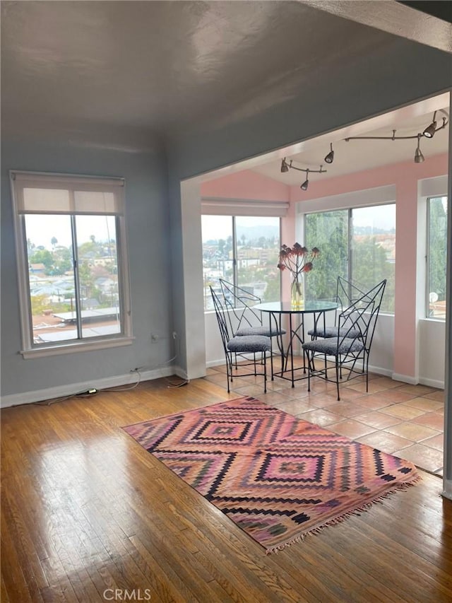 dining room featuring hardwood / wood-style floors