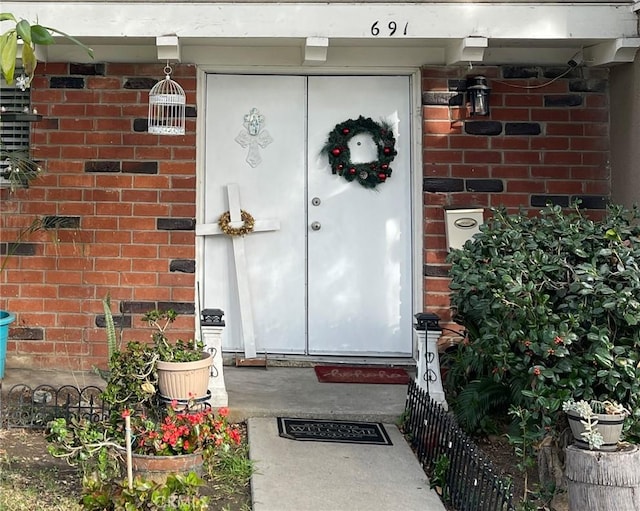 view of property entrance