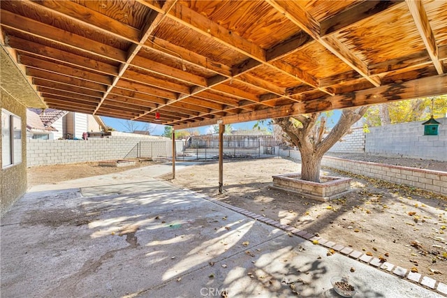 view of patio