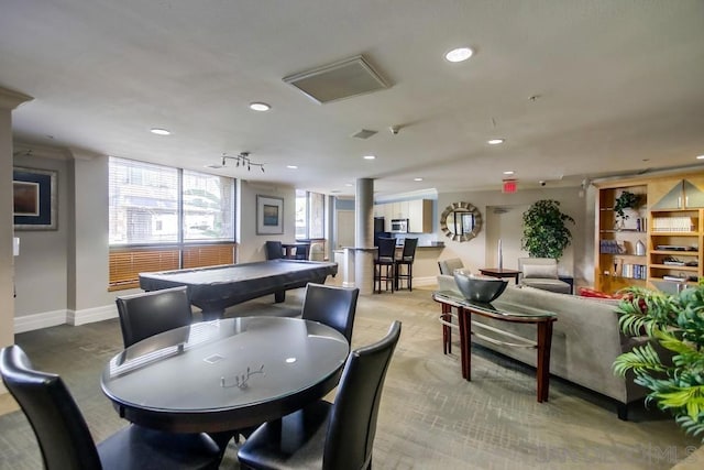 view of dining room