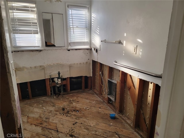 kitchen featuring hardwood / wood-style flooring