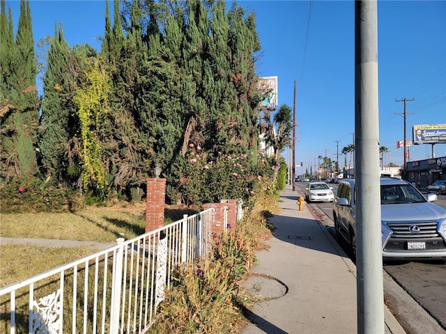 view of street