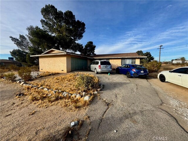 view of ranch-style home