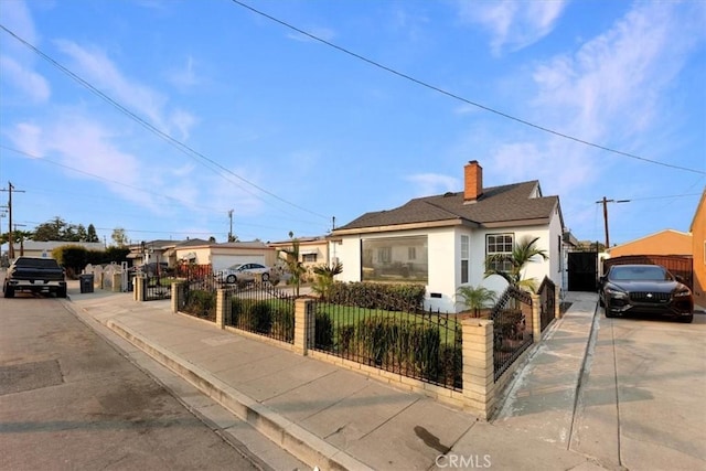 view of bungalow-style home