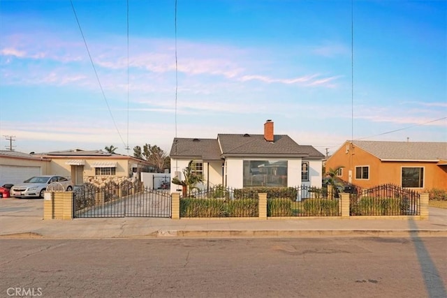 view of ranch-style home