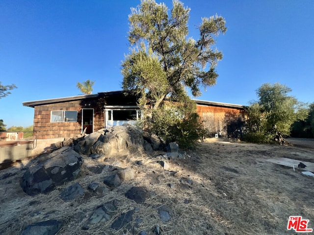 view of front of home