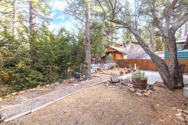 view of yard featuring a patio