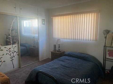 bedroom with a closet