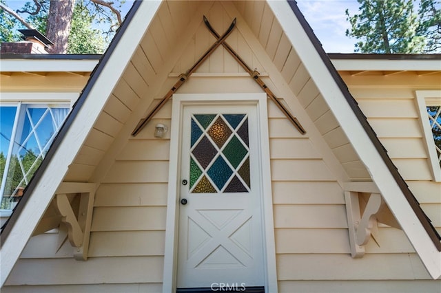 view of entrance to property