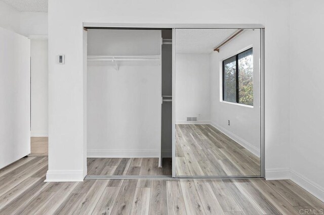 closet featuring visible vents