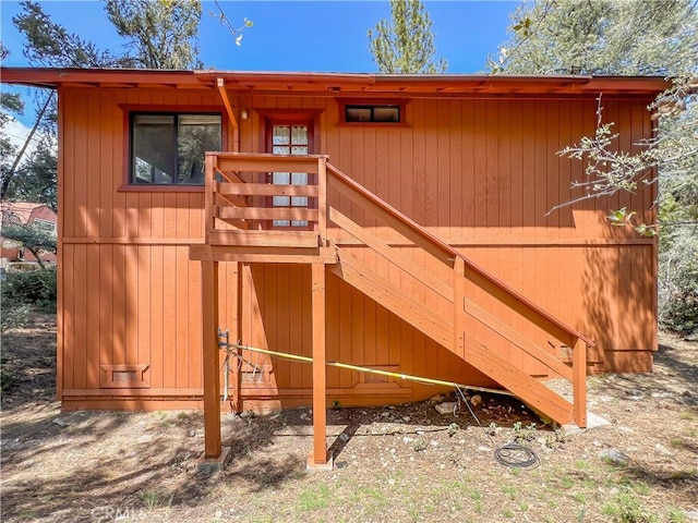 2206 Bernina Dr, Pine Mountain Club, CA 93222 - view of outdoor structure with stairway