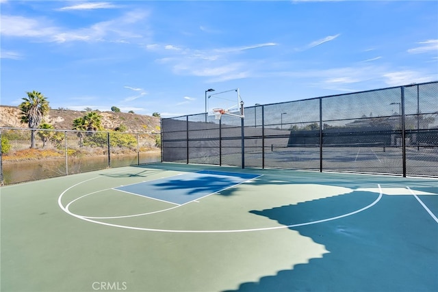 view of sport court