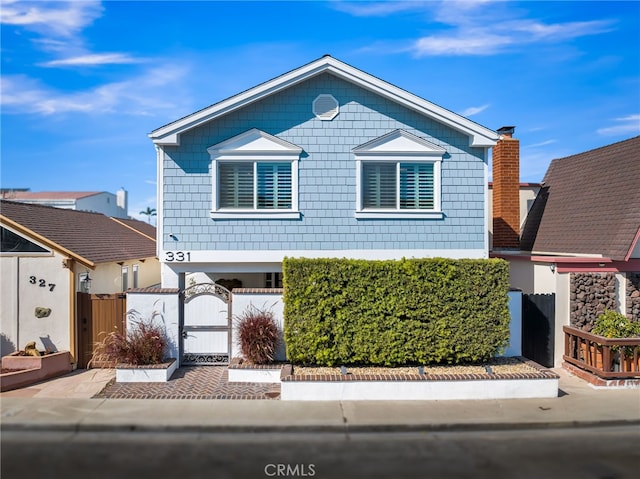 view of front of home