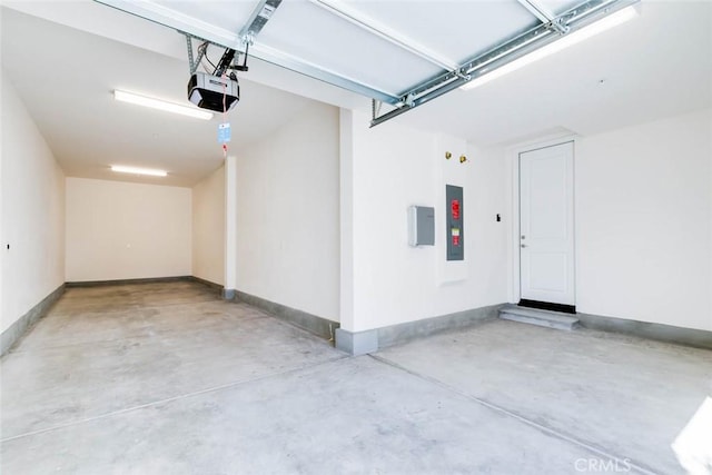 1053 Cadence, Irvine, CA 92618 - garage featuring a garage door opener and electric panel