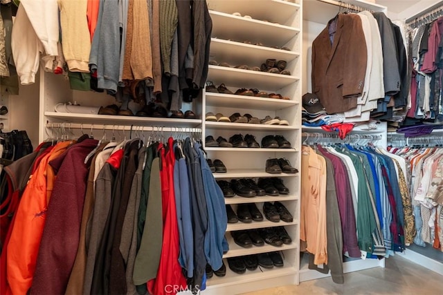 view of spacious closet