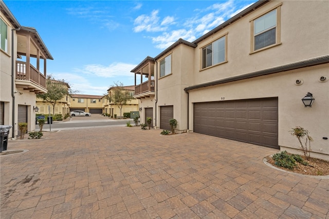 view of road featuring a residential view