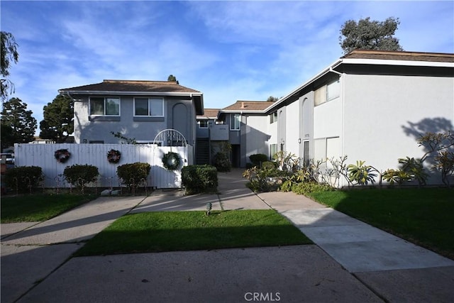 view of front of home