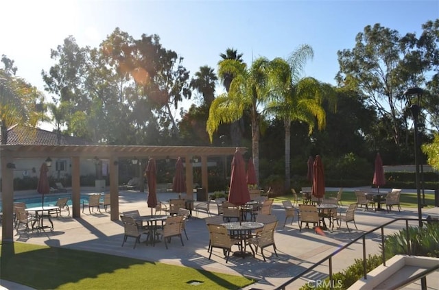 view of home's community with a swimming pool