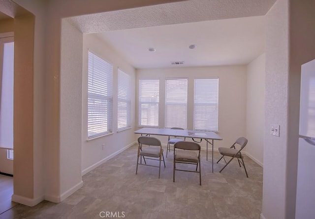 view of dining area