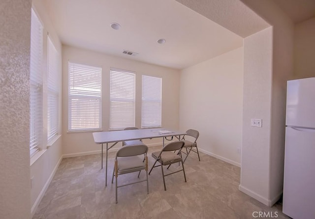 view of dining room