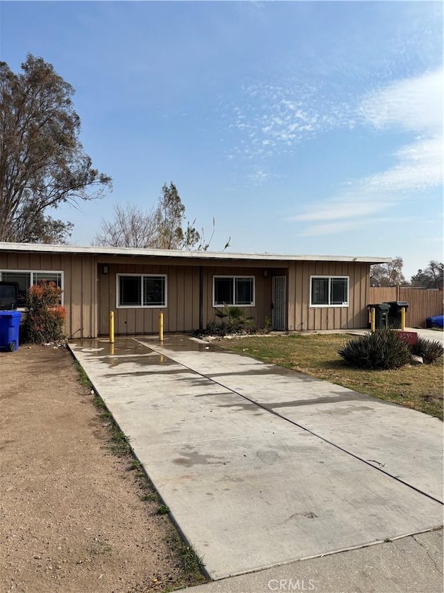 view of ranch-style house