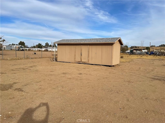 view of outbuilding