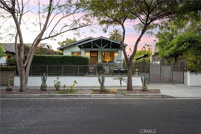 view of front of home