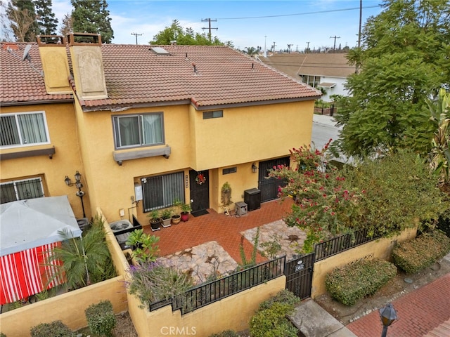 view of rear view of property