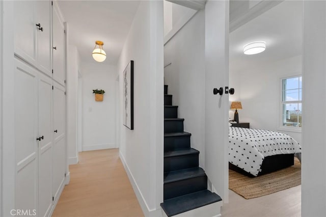 interior space featuring light hardwood / wood-style flooring