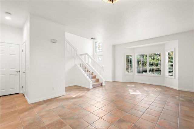 view of tiled empty room