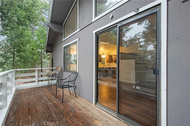 view of deck