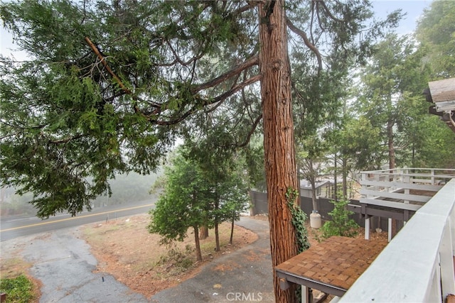 exterior space with fence