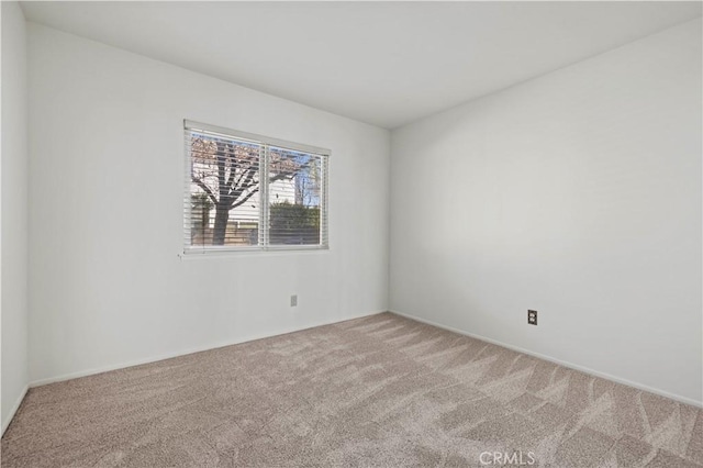 spare room featuring carpet floors