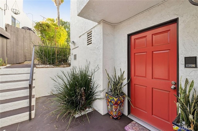 view of entrance to property