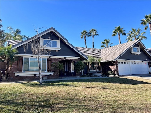 view of front of house with a front yard