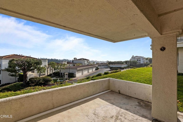 balcony with a patio