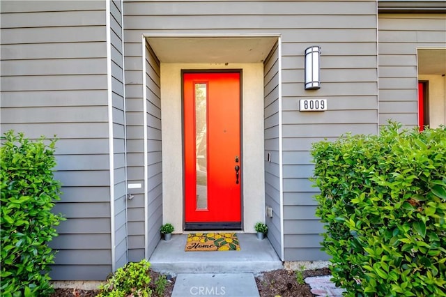 view of property entrance