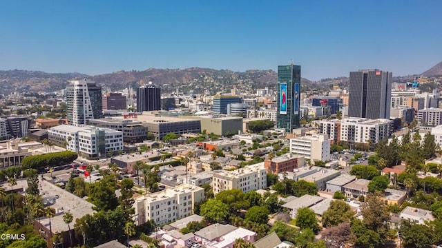 view of city with a mountain view