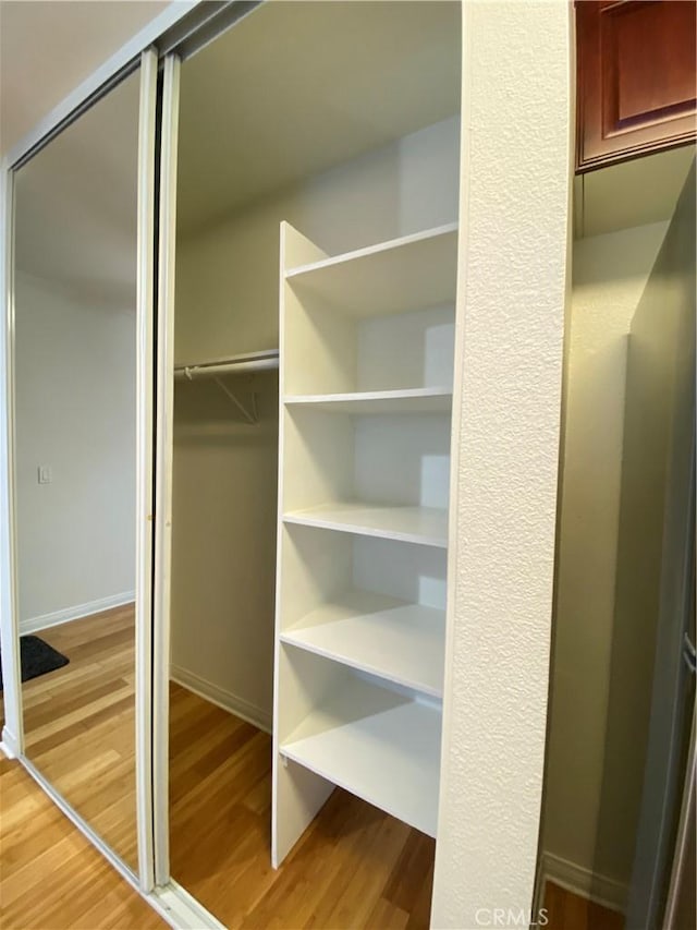 view of closet