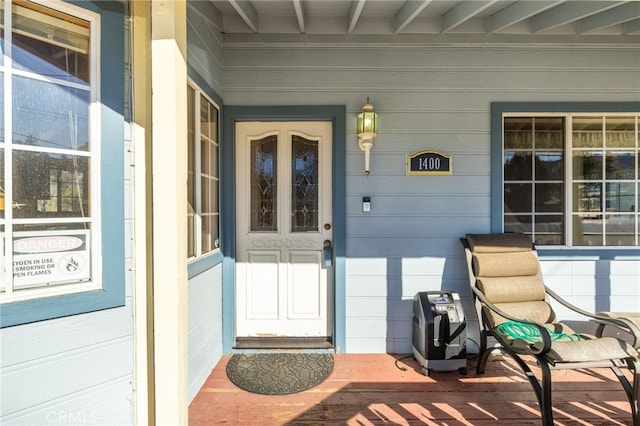 view of entrance to property