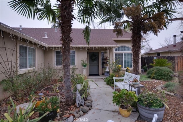 view of front of home