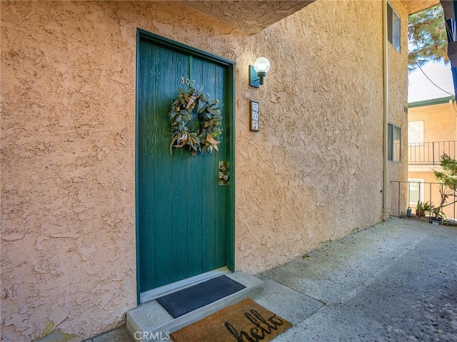 view of entrance to property