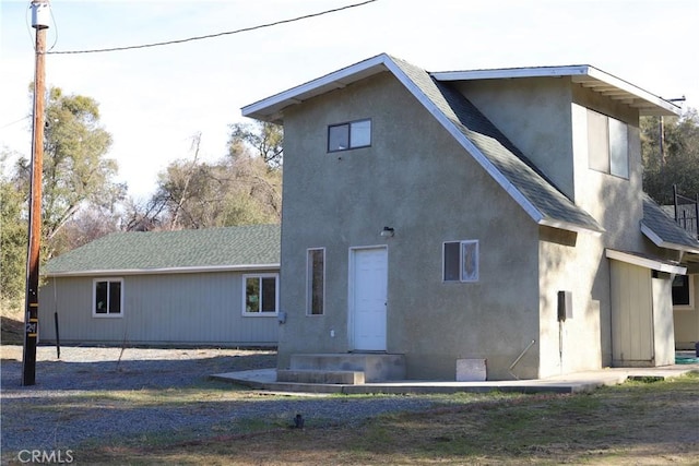 view of back of property