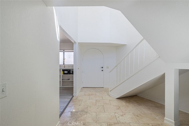 view of entrance foyer